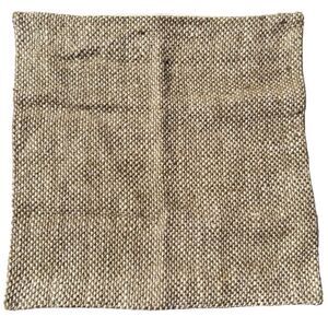 West Elm Two Tone Chunky Linen Pillow Cover 20" Dark Olive Natural 20" Square